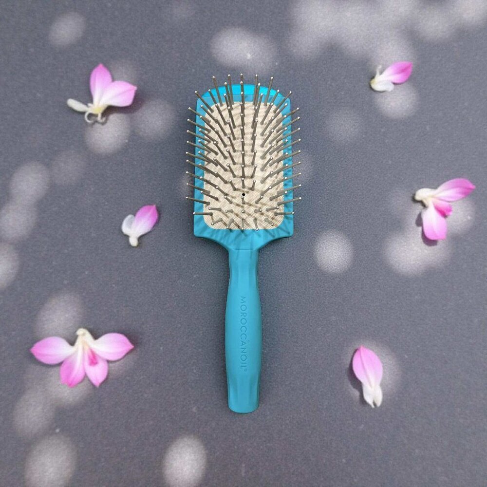 Moroccanoil Logo Mini Paddle Brush Compact Free Sample